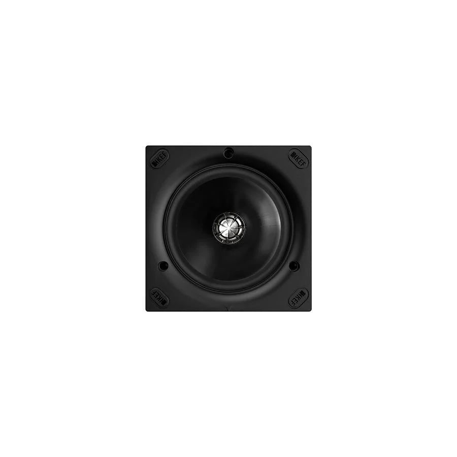 Kef Ci130QSfl Uni-Q Flush Mounted 5.25" Square Speaker White, Each