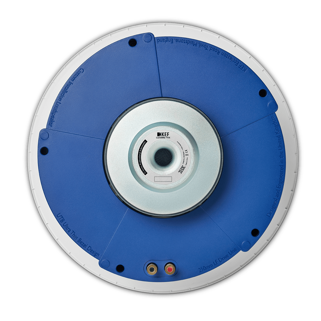 Kef Ci250RRb-THX 10" In-Ceiling subwoofer THX White, Each