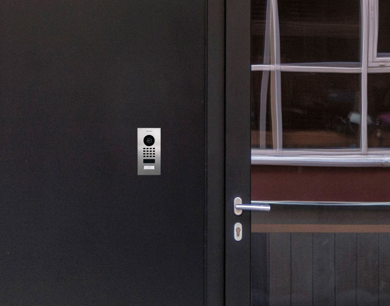 DoorBird 423866782 D1101V Flush-mount IP Video Intercom Stainless Steel V2A, Brushed