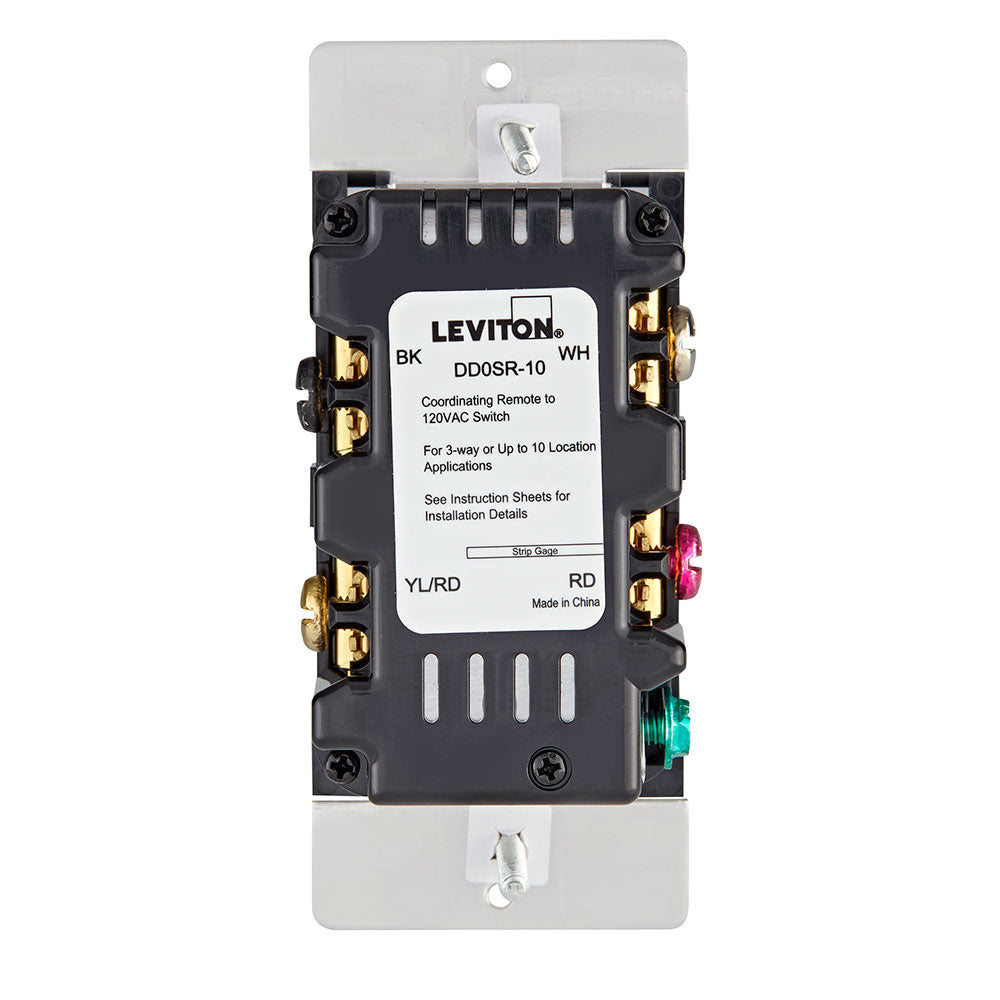 Leviton DD0SR-1Z Decora Smart Switch Companion for Multi-Location Switching, 120VAC, 60Hz