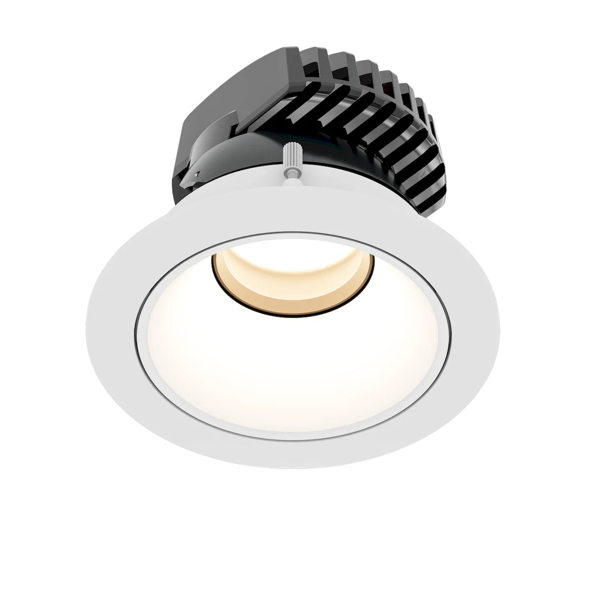 Proluxe ChromaDMX 4in DMX RGB+TW Downlight, Round Trim, White Finish