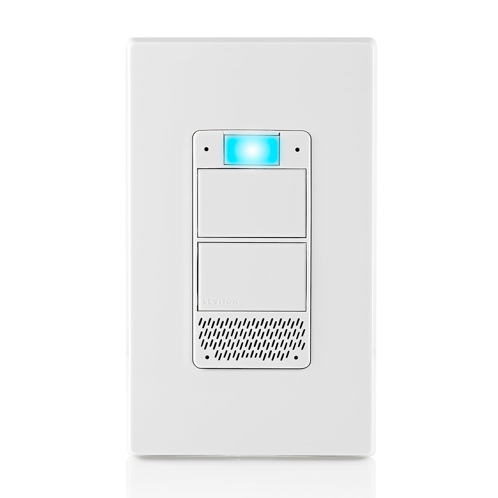 Leviton DWVAA-1BW Decora Smart Voice Dimmer Switch with Amazon Alexa Built-in, Wi-Fi 1st Gen, Neutral Wire Required