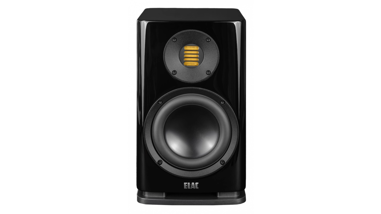 Elac 6" 2-Way Bookshelf Speakers with Jet 6 Tweeter - Gloss Black, Pair
