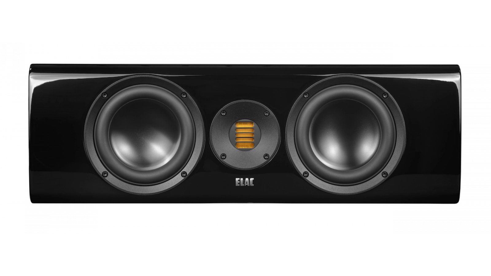 Elac 6" Solano 2.0, 2.5-Way Center Speaker with Jet 6 Tweeter - Gloss Black, Each