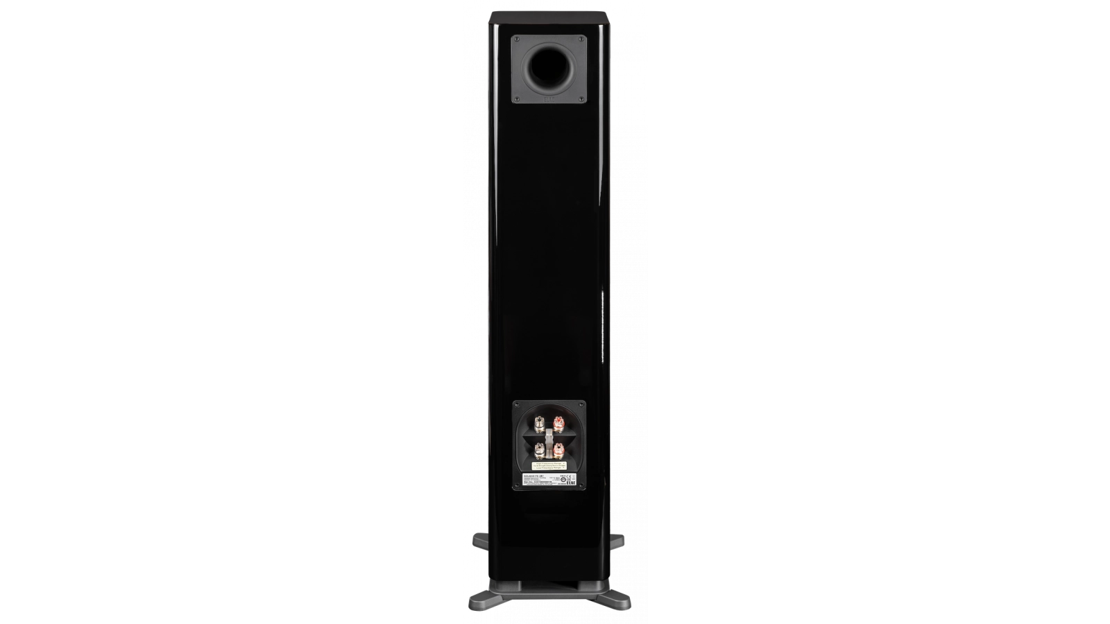 Elac 6" Solano 2.0, 2.5-Way Floorstanding Speaker with Jet 6 Tweeter - Gloss Black, Each