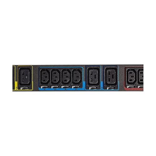 Eaton EMI104-10 Metered Input PDU, 1PH, 0U, L6-30P input, 10 ft cord, 5.76kW, 24A, 200-240V, 42 Outlets (36) C13 (6) C19