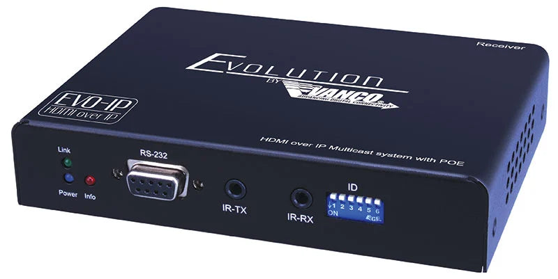 Evolution HDMI over IP Control Box, Receiver, and Transmitter