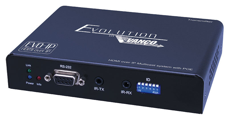 Evolution HDMI over IP Control Box, Receiver, and Transmitter