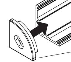 Lumentruss 2201 Series Angled Channel, BLACK