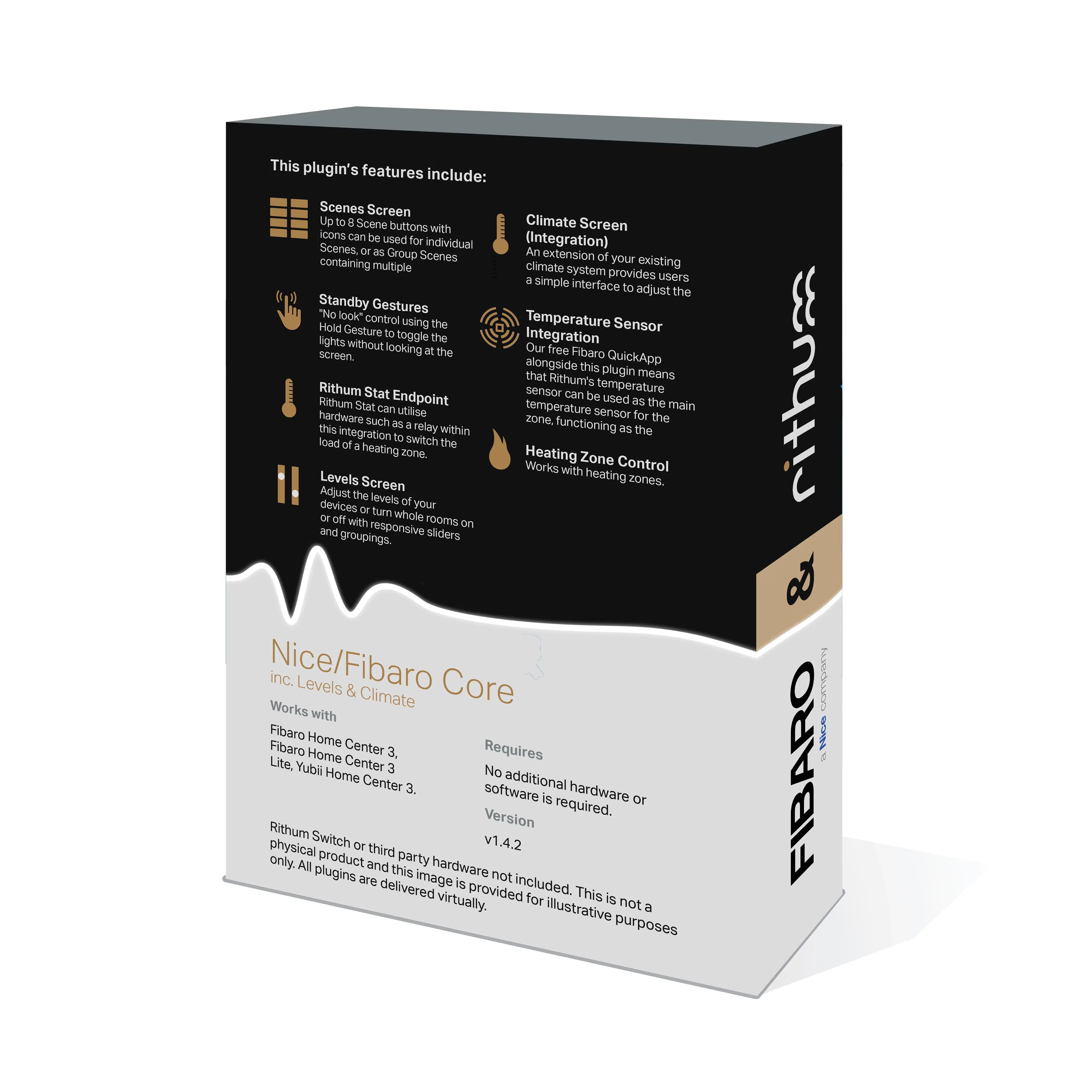 Rithum PLU-FBRO-COR Fibaro / Nice Yubii Plugins for Rithum Switch