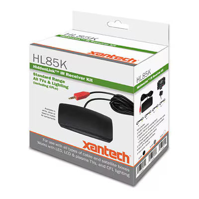 Xantech HL85BK Universal Hidden Link Standard Range Kit, Black
