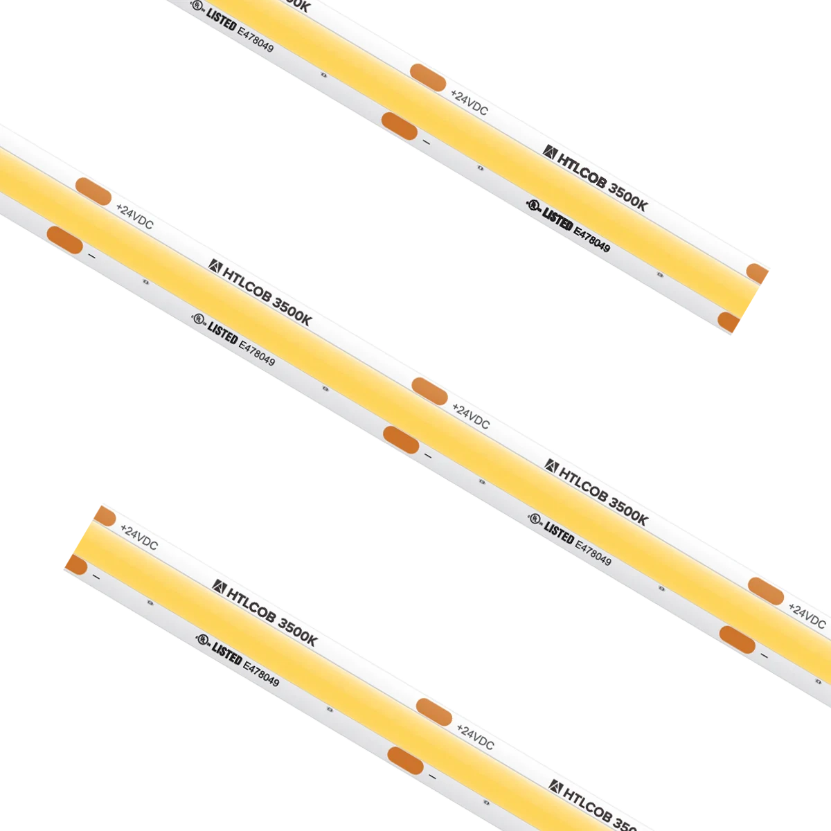 Proluxe PLX-HTL54-COB-35K-24V-CC CUSTOM CUT HTL COB TAPE LIGHT, IP54, 1.96" CUT INCREMENT, 3500K, 4.5W/FT