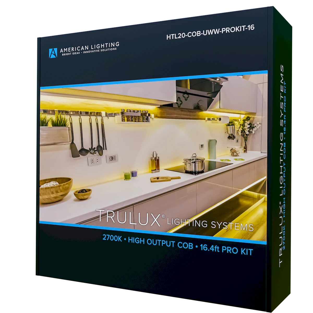 Proluxe High Output COB Tape Light IP54 2700K Pro Kit 16.4Ft