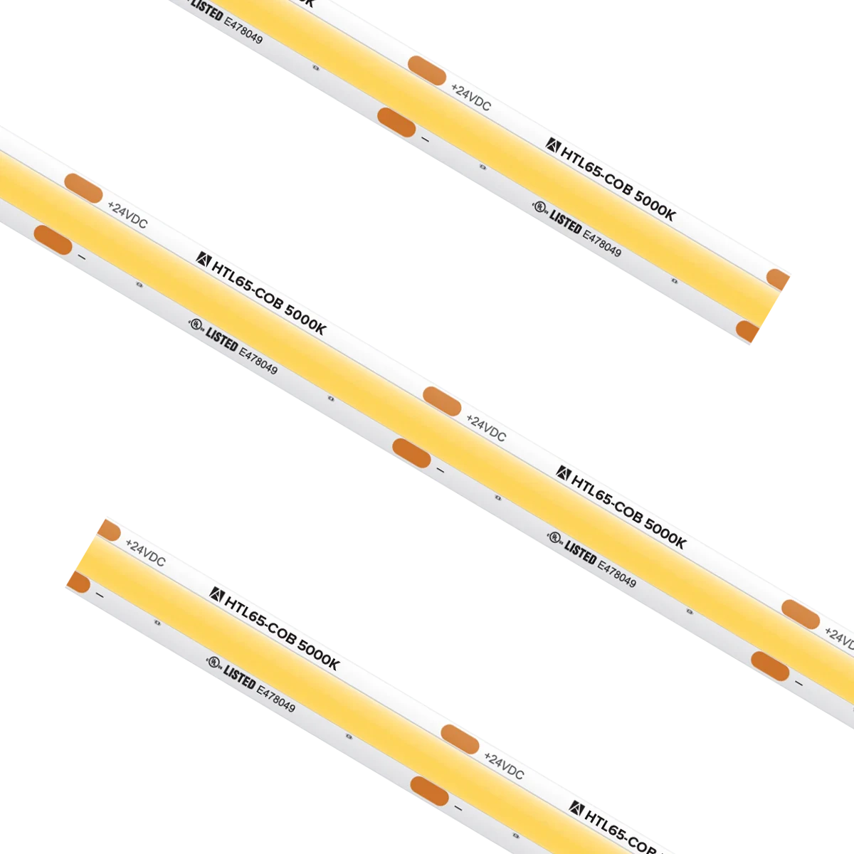 Proluxe PLX-HTL65-COB-50K-24V-16 16.4FT REEL HTL COB TAPE LIGHT, IP65, 1.96" CUT INCREMENT, 5000K, 4.5W/FT