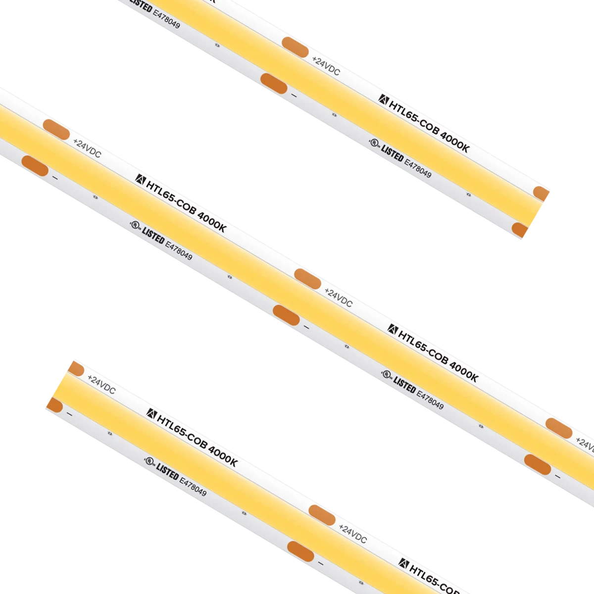 Proluxe PLX-HTL65-COB-WH-CC CUSTOM CUT HTL COB TAPE LIGHT, IP65, 1.96" CUT INCREMENT, 4000K, 4.5W/FT