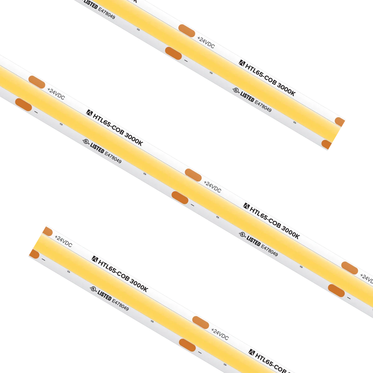 Proluxe PLX-HTL65-COB-30K-24V-16 16.4FT REEL HTL COB TAPE LIGHT,IP65, 1.96" CUT INCREMENT, 3000K, 4.5W/FT