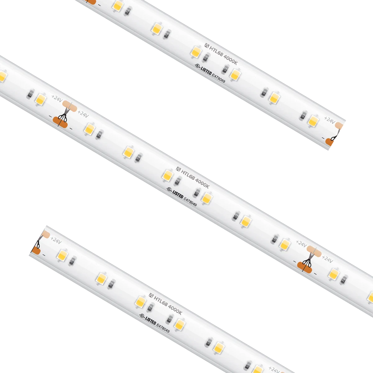 Proluxe PLX-HTL68-40K-24V-16 HIGH GRD TRULUX IP68,24V,4000K,16.4FT RL,4.6W/FT,94+CRI