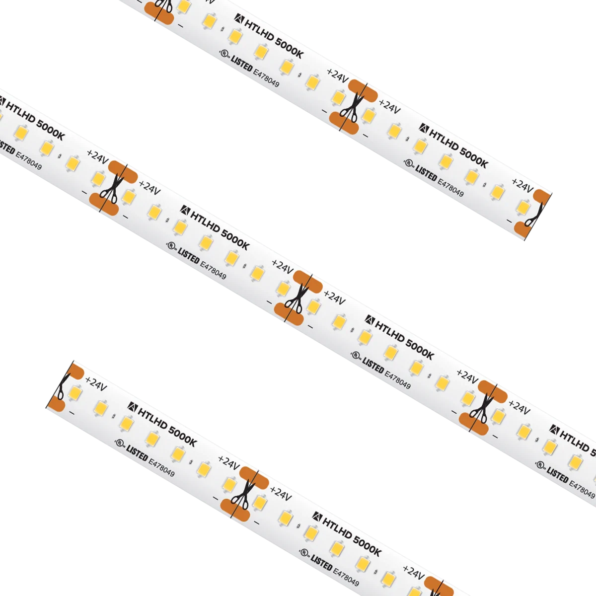 Proluxe PLX-HTLHD54-50K-24V-16 HTL HD HIGH OUTPUT TRULUX,24V,5000K, 16.4FT RL W/3 TL-CONKITS: Y0409676/TL-2PWR-HD 10MM 2PIN CONNECTOR W/6' CABLE, 3.65W/FT.IP54, 94+CRI, 1.51"CUT, 16.4' MAX