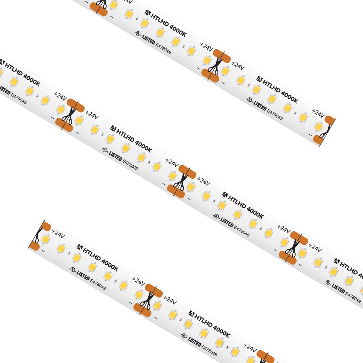 Proluxe PLX-HTLHD54-40K-24V-16 HTL HD HIGH OUTPUT TRULUX,24V,4000K, 16.4FT RL W/3 TL-CONKITS: Y0409676/TL-2PWR-HD 10MM 2PIN CONNECTOR W/6' CABLE, 3.65W/FT.IP54, 94+CRI, 1.51"CUT, 16.4' MAX