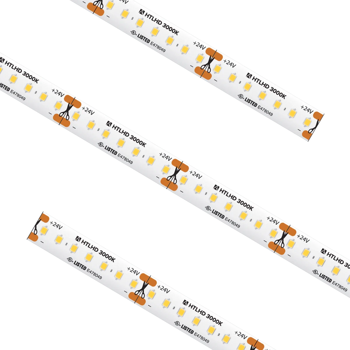 Proluxe PLX-HTLHD54-30K-24V-16 HTL HD HIGH OUTPUT TRULUX,24V,3000K, 16.4FT RL W/3 TL-CONKITS: Y0409676/TL-2PWR-HD 10MM 2PIN CONNECTOR W/6' CABLE, 3.65W/FT.IP54, 94+CRI, 1.51"CUT, 16.4' MAX