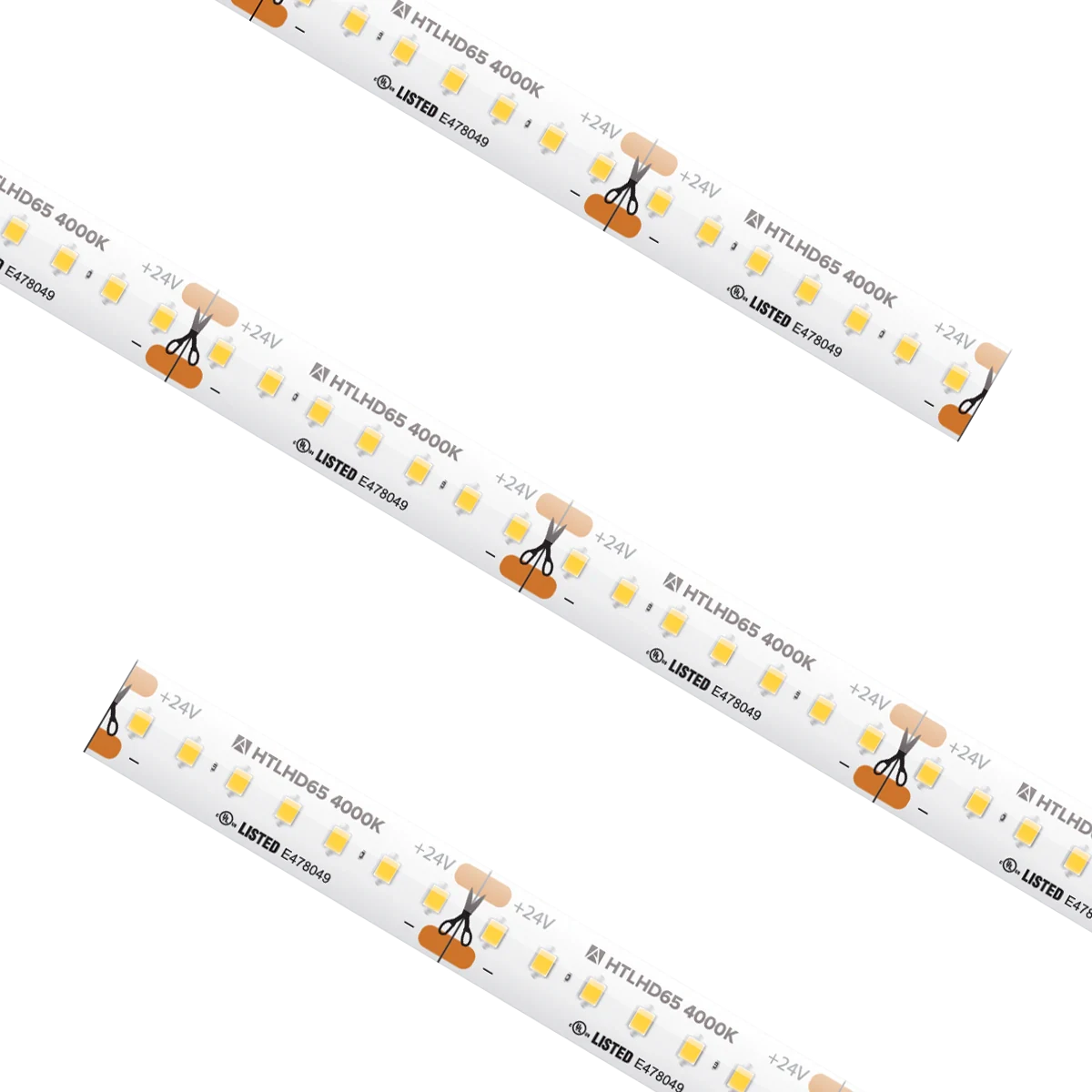 Proluxe PLX-HTLHD65-50K-24V-16 16.4FT REEL HTLHD TAPE LIGHT, IP65, 1.51" CUT INCREMENT, 5000K, 3.65W/FT