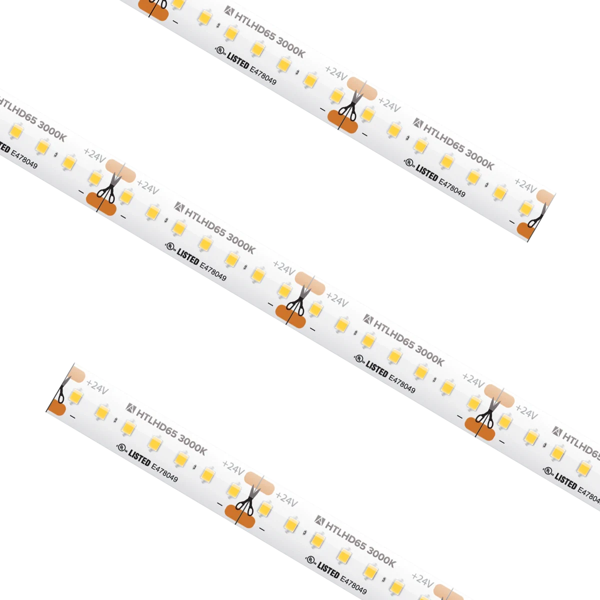 Proluxe PLX-HTLHD65-30K-24V-16 16.4FT REEL HTLHD TAPE LIGHT, IP65, 1.51" CUT INCREMENT, 3000K, 3.65W/FT