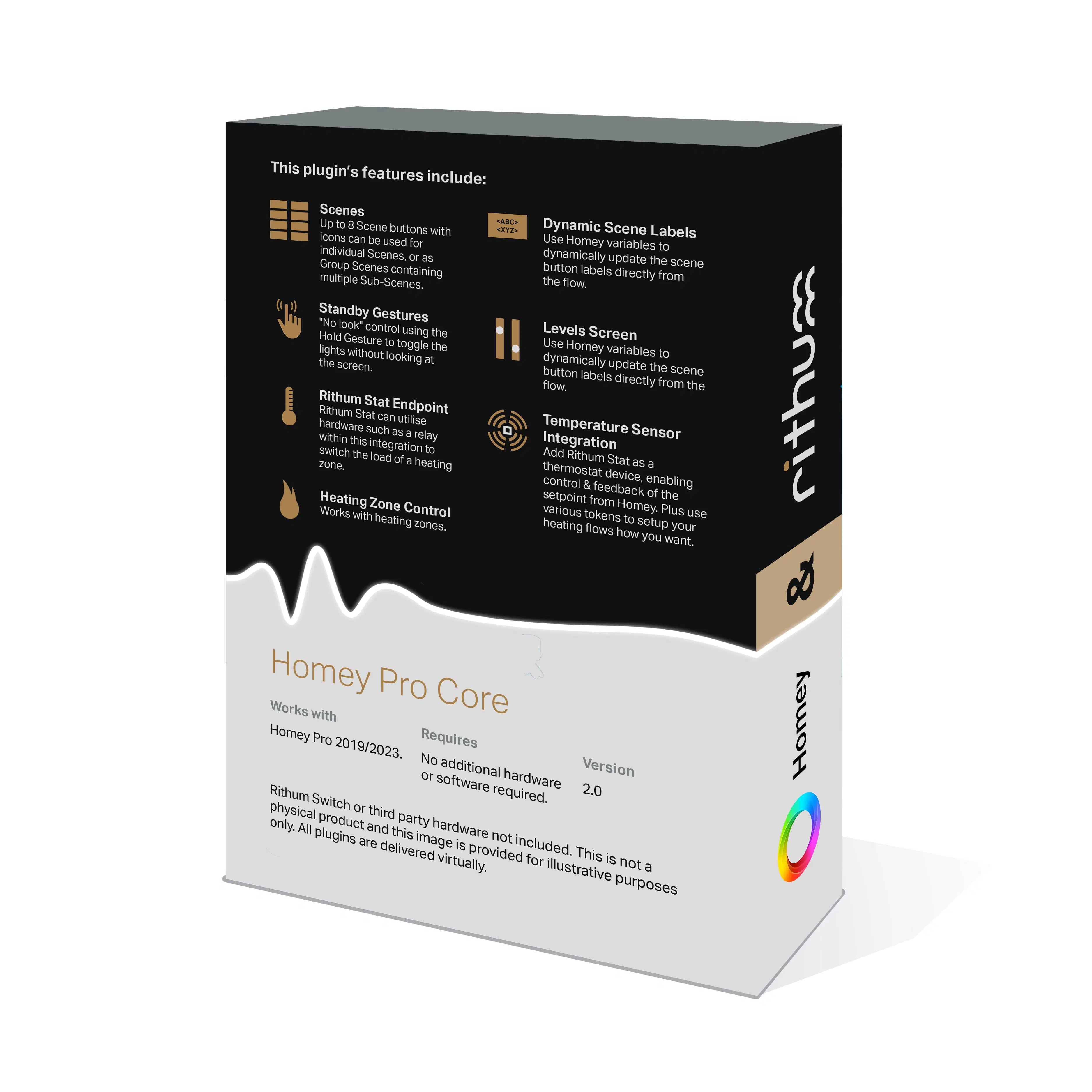 Rithum PLU-HOMY-COR Homey Pro Core Plugins for Rithum Switch