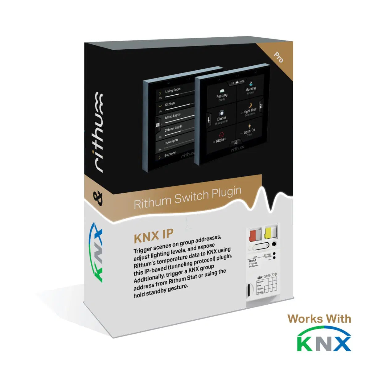Rithum PLU-KNXIP KNX IP Plugins for Rithum Switch
