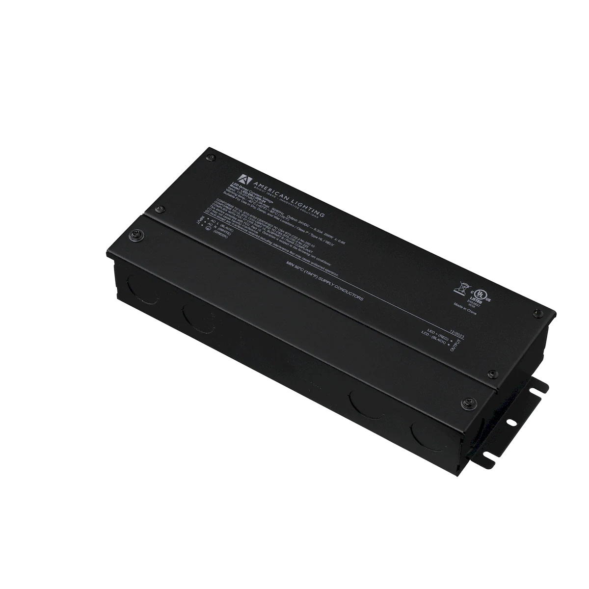 Proluxe PLX-LEDDRJ24V-200 LED-DRJ SERIES 24V DC, 200W, NON-DIMMABLE LED DRIVER W/JUNCTION BOX