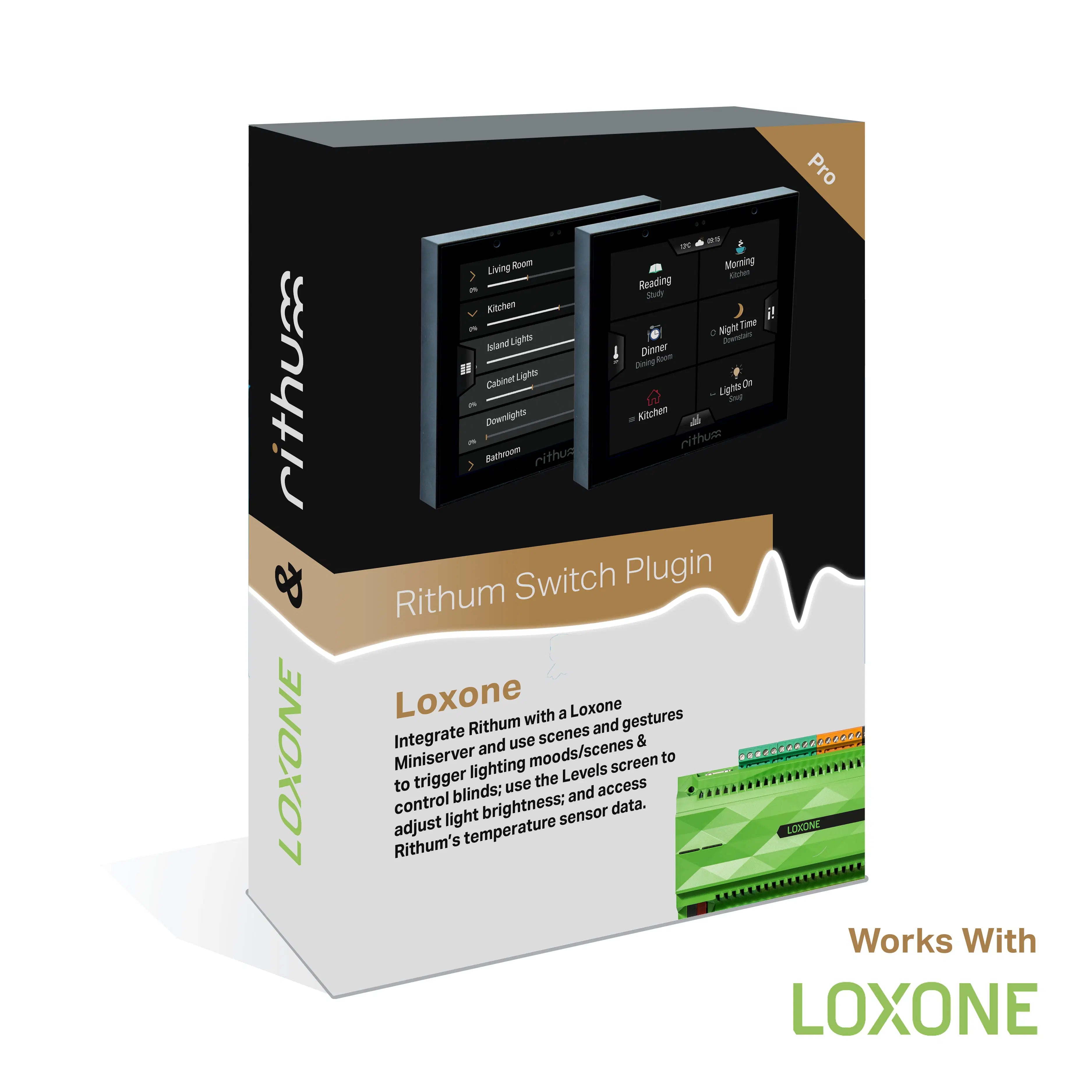 Rithum PLU-LXONE Loxone Plugins for Rithum Switch