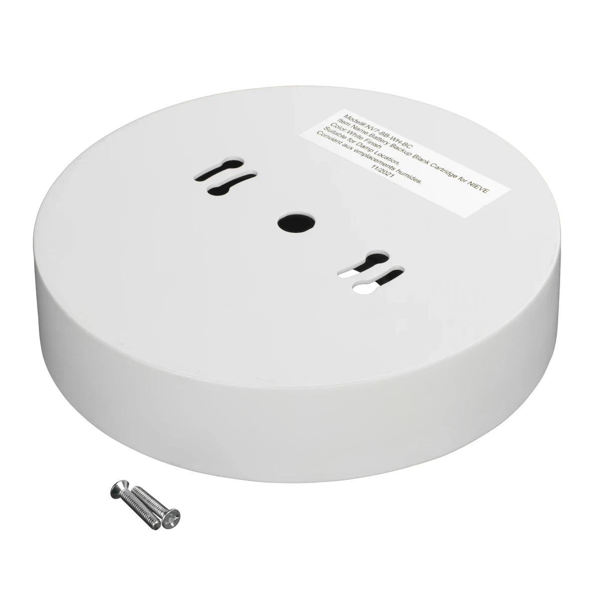 Proluxe PLX-NV-BB-7-WH-BC BATTERY BACKUP BLANK CARTRIDGE FOR NIEVE, WHITE FINISH