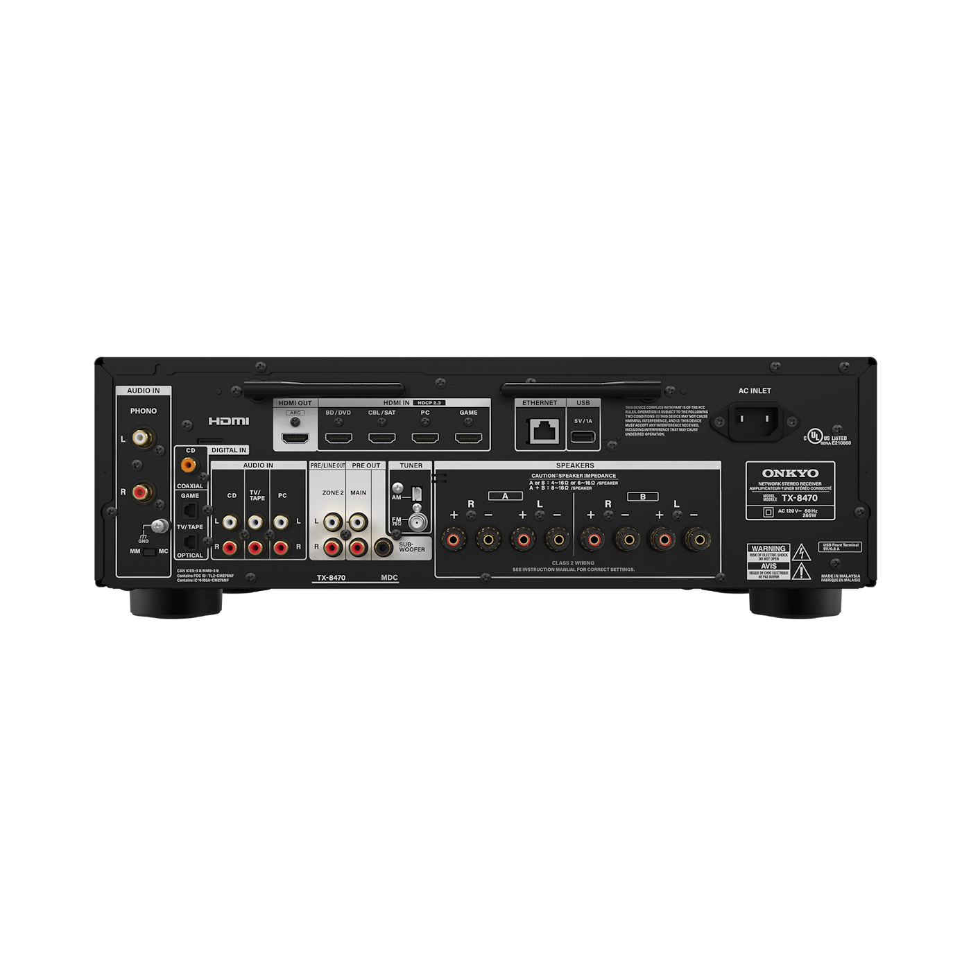 Onkyo TX-8470 2-Channel Hi-Fi Network Stereo Receiver