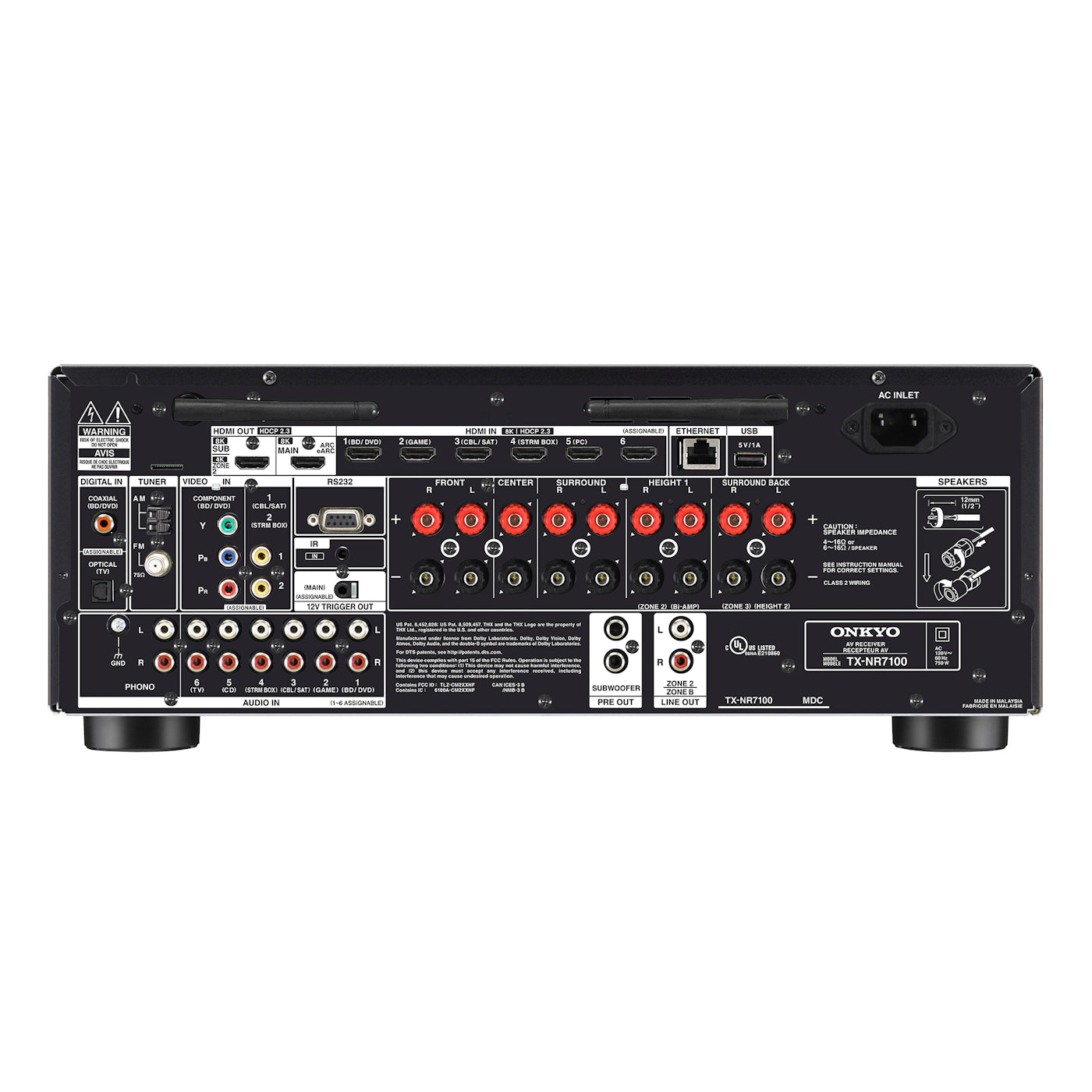 Onkyo TX-NR7100 9.2-Channel THX Certified AV Receiver