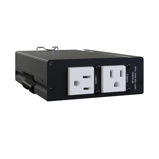 Middle Atlantic NEXSYS™ 2 Outlet, 15 Amp Compact Power with Series Surge Protection