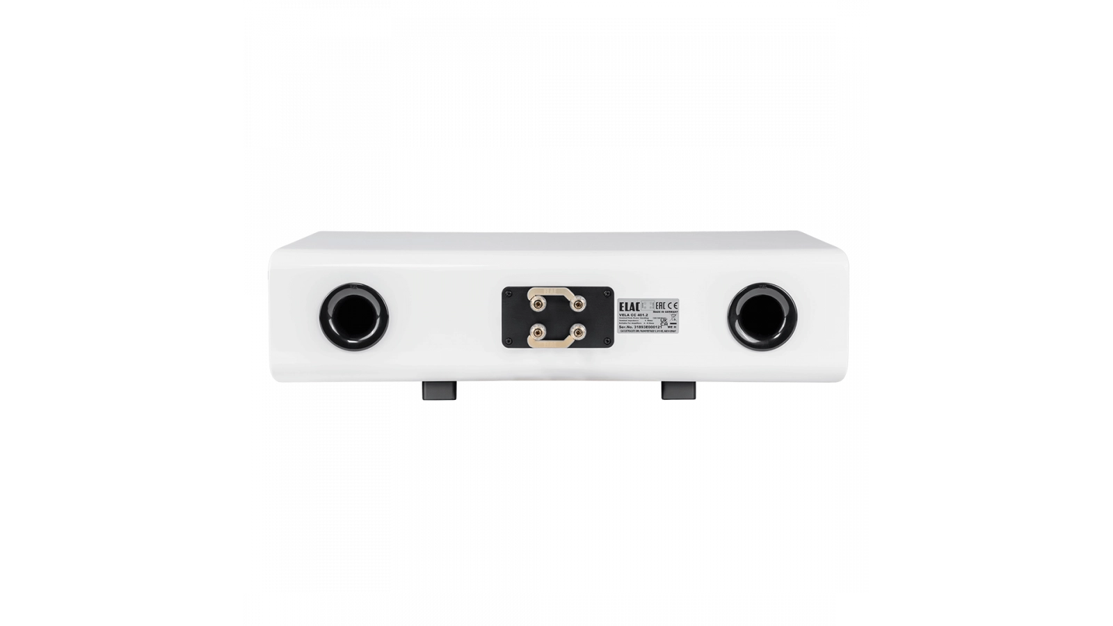 Elac Vela 2.0 6" 2.5 Way Center Speaker - Gloss White, Each