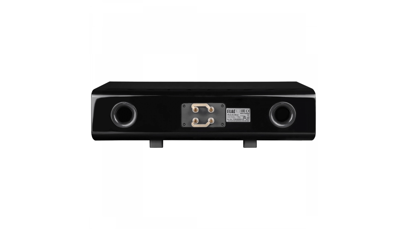 Elac Vela 2.0 6" 2.5 Way Center Speaker - Gloss Black, Each