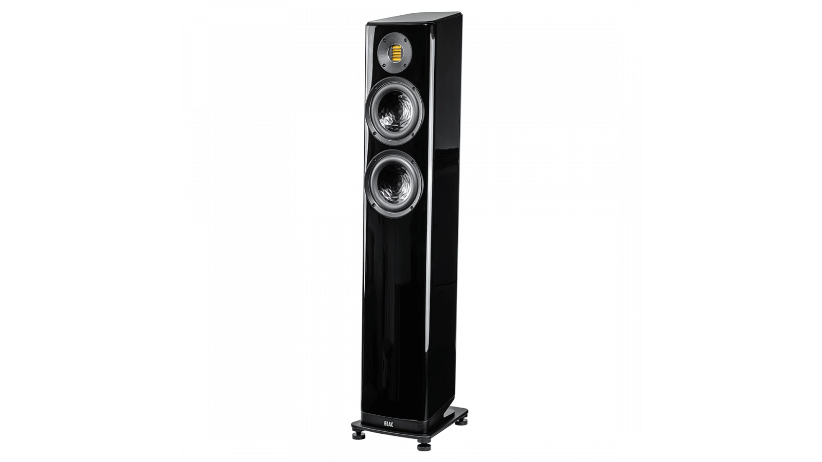 Elac Vela 2.0 6" 2.5-Way Floorstanding Speaker with Jet 6 Tweeter - Gloss Black, Each