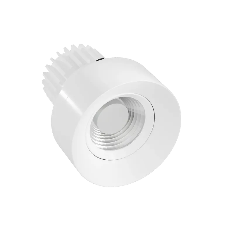 American Lighting Rhyme Downlight 3in Gimbal Round, White Finish
