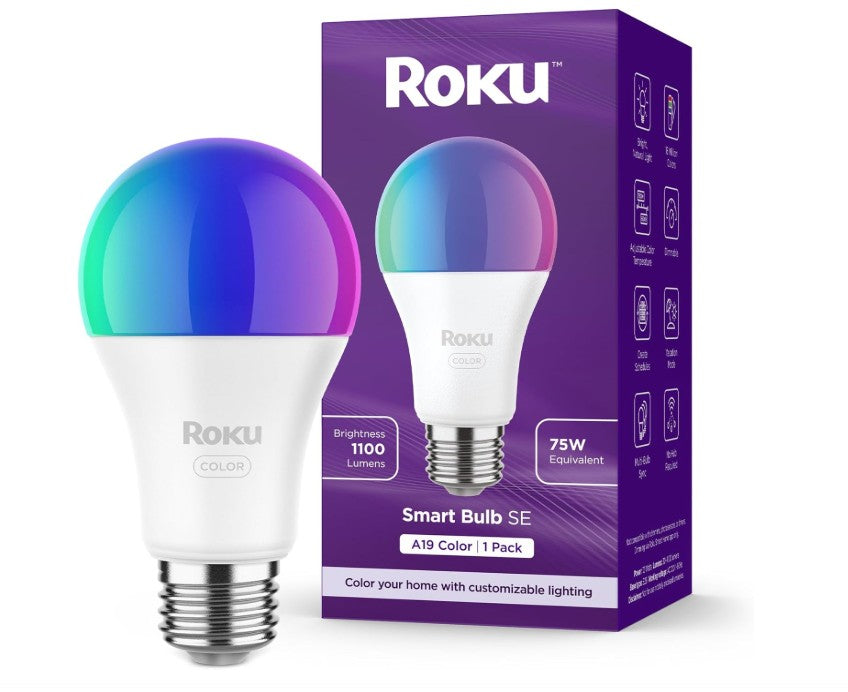 Roku BC1000R Smart Bulb SE A19 Color 1 pack