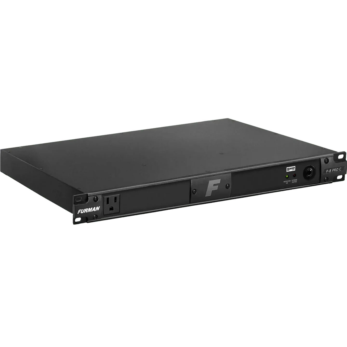 Furman Pro P-8 PRO C 20A Advanced Power Conditioner W/SMP, No Lights, 9 Outlets, 1RU, 10Ft Cord