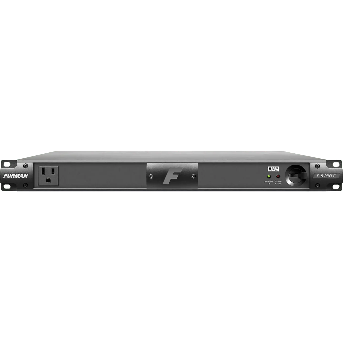 Furman Pro P-8 PRO C 20A Advanced Power Conditioner W/SMP, No Lights, 9 Outlets, 1RU, 10Ft Cord