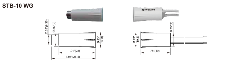 Tane .35 x .75 Recessed  with  Magnet  STB - 10 WG