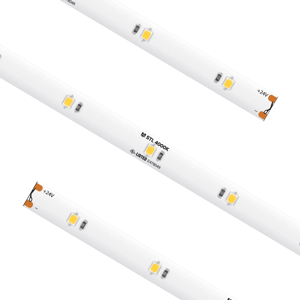 Proluxe PLX-STL54-40K-24V-33 STD GRADE TRULUX, 24V, 4000K, 32.8FT RL W/3 TL-CONKITS, Y0409676/TL-2PWR-HD 10MM 2PIN CONNECTOR W/6' CABLE, 2.7W/FT, 94+CRI, IP54, 6.56" CUT