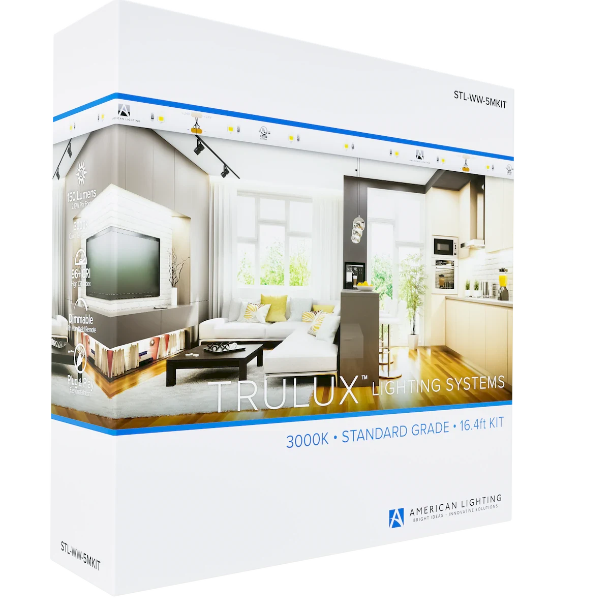 Proluxe PLX-HTL54-30K-24V-5MKIT 16.4FT TRULUX KIT HIGH OUTPUT 3000K, 4.6W PER FT, 24V,INCL: WIRE, CONNECTIONS, DRIVE