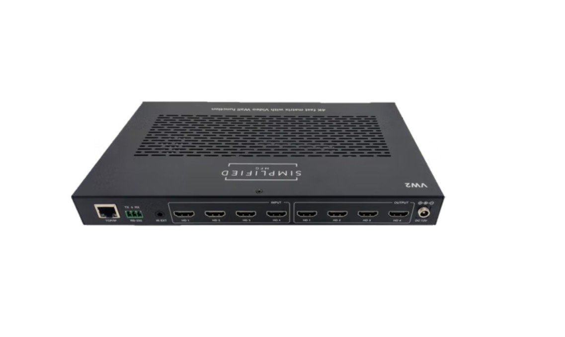 Simplified VW2 4K/UHD Fast Switch Thin Mount Matrix with Video Wall Function