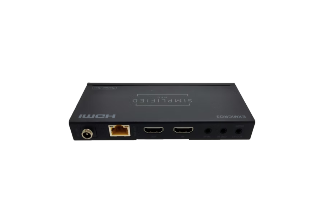 Simplified EXMICRO3 50m/164ft. 4K HDMI 2.0b (18Gbps) Extender on Cat6A/6* cable