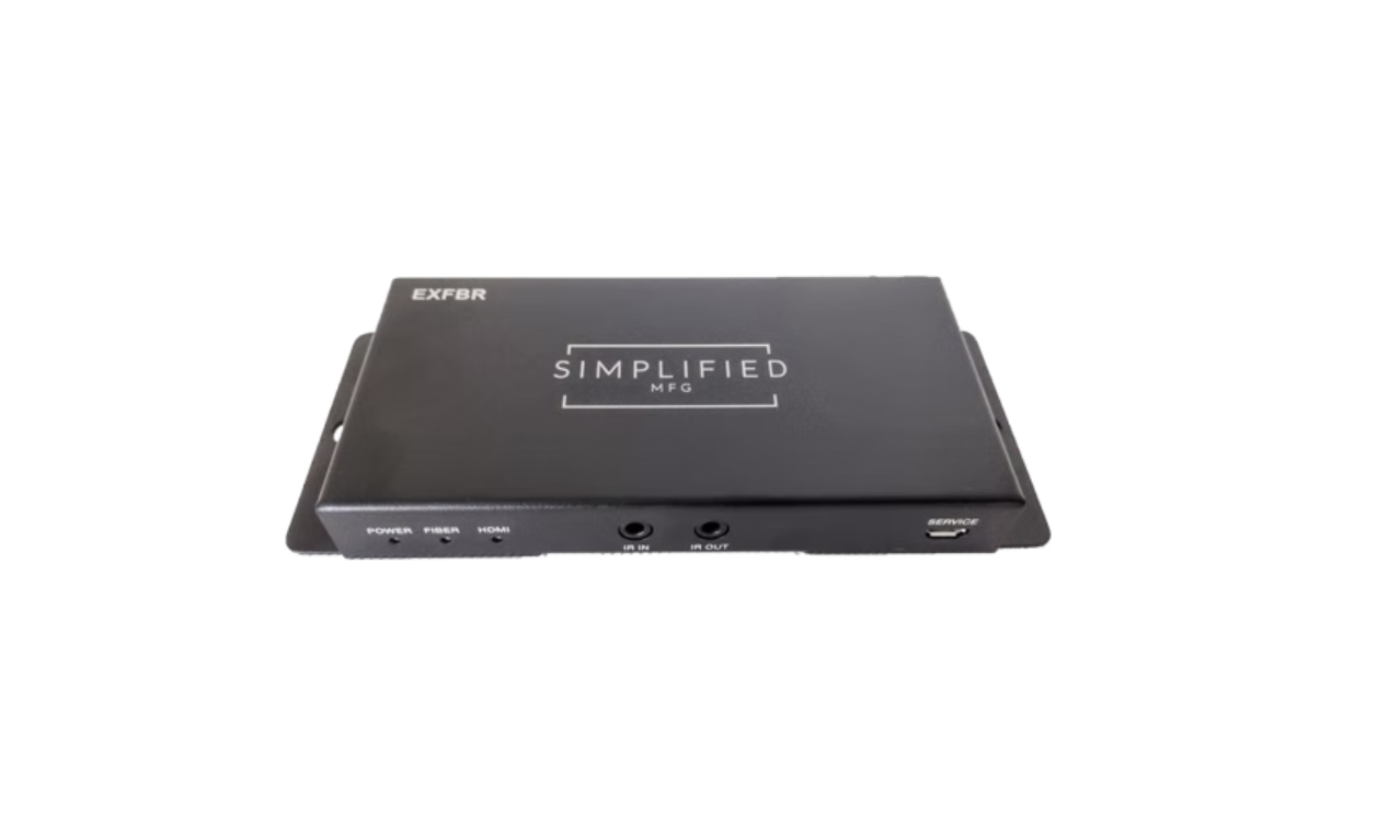 Simplified EXFBR HDMI 2.0b Extender over Fiber