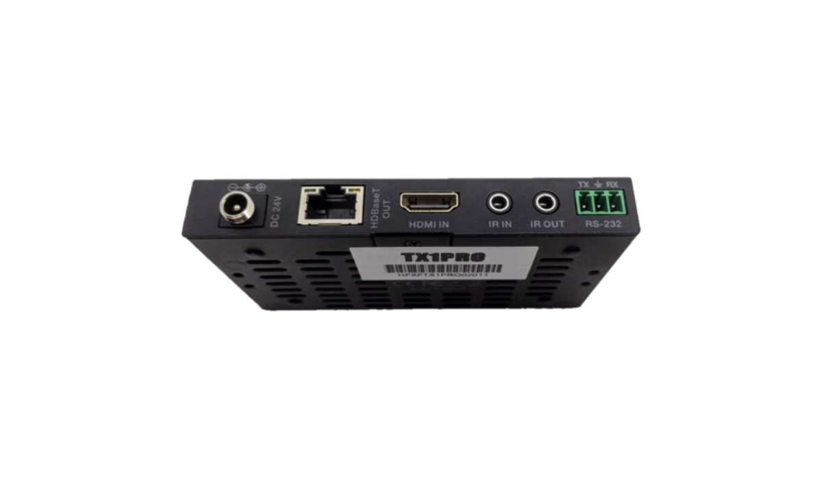 Simplified TX1PRO HDBaseT Certified Transmitter for HDBaseT Enabled Displays