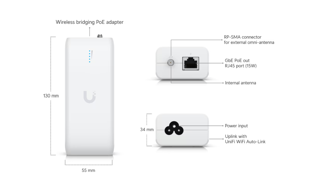 Ubiquiti UDB-US UniFi Device Bridge
