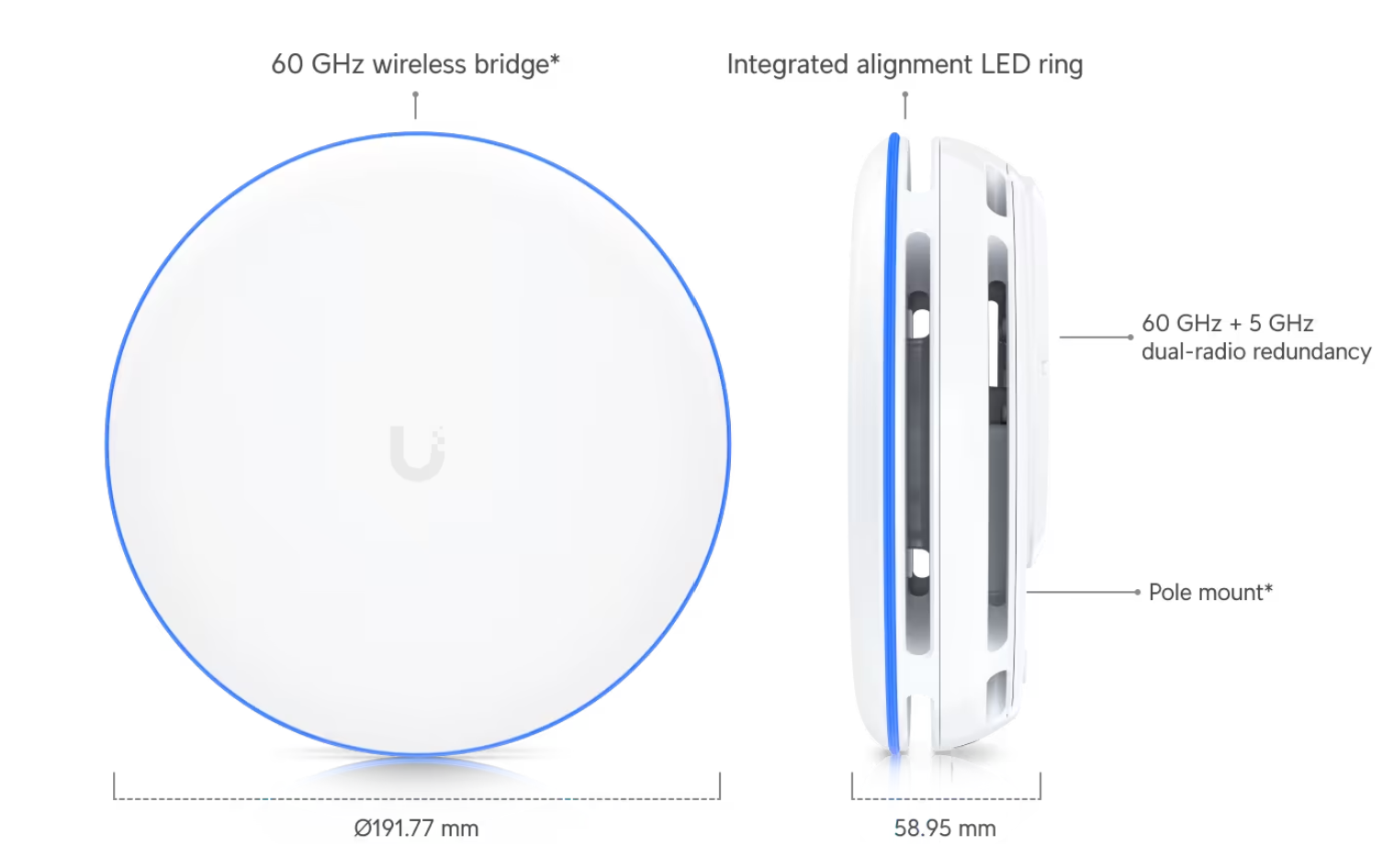 Ubiquiti UBB-XG-US Building-to-Building Bridge XG (2-Pack)